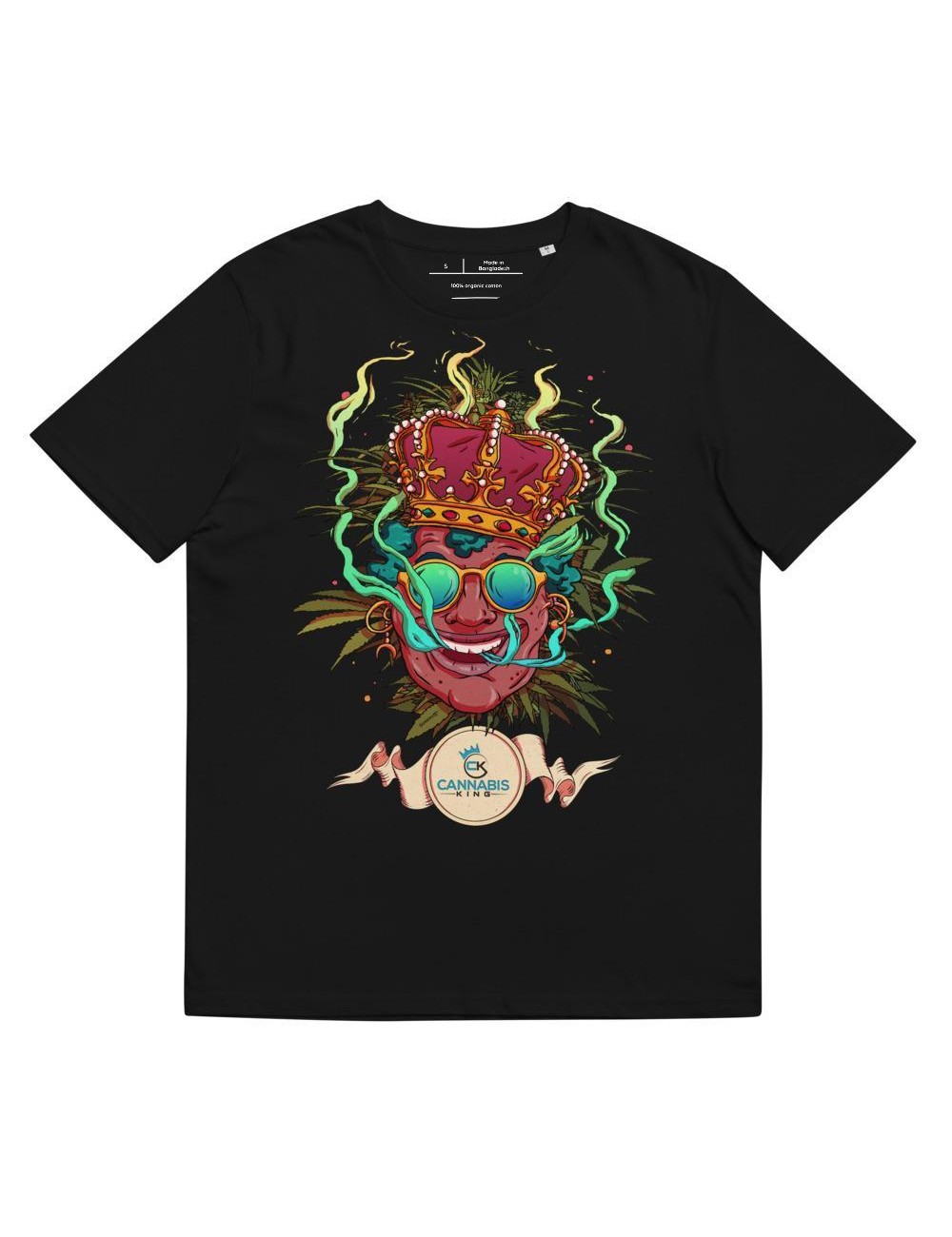 Unisex T-shirt - Cannabis King by Olivier Bonhomme