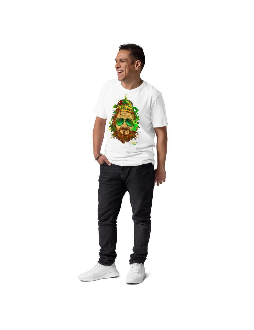 T-shirt unisexe  - Cannabis King - Dude King - 4 coloris
