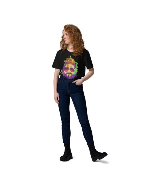 Unisex-T-Shirt - Cannabis King - Dude King Violet - 4 Farben