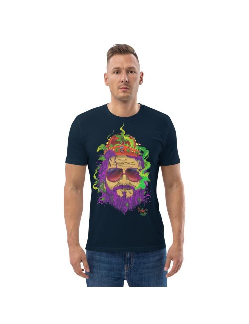 Unisex-T-Shirt - Cannabis King - Dude King Violet - 4 Farben