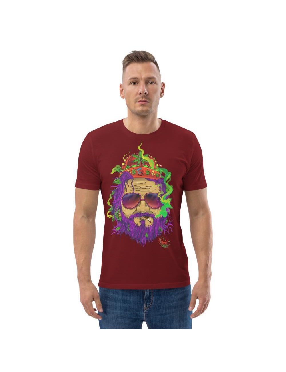 T-shirt unisexe - Cannabis King - Dude King Violet - 4 coloris