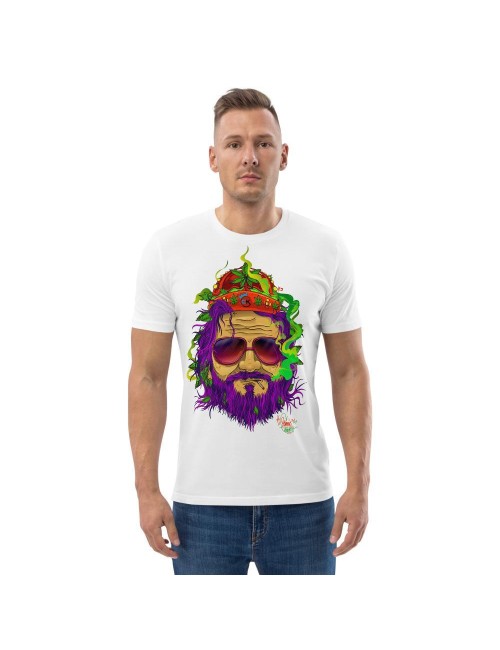 T-shirt unisexe - Cannabis King - Dude King Violet - 4 coloris