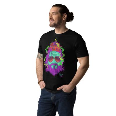 T-shirt unisexe - Cannabis King - Dude King sous champis Home