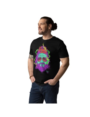 Unisex-T-Shirt - Cannabis King - Dude King unter Pilzen - 4 Farben