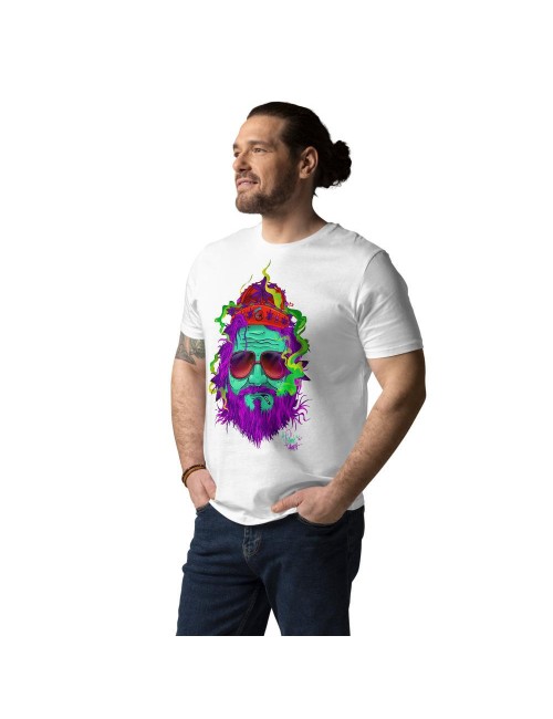 Unisex t-shirt - Cannabis King - Dude King under field - 4 colors