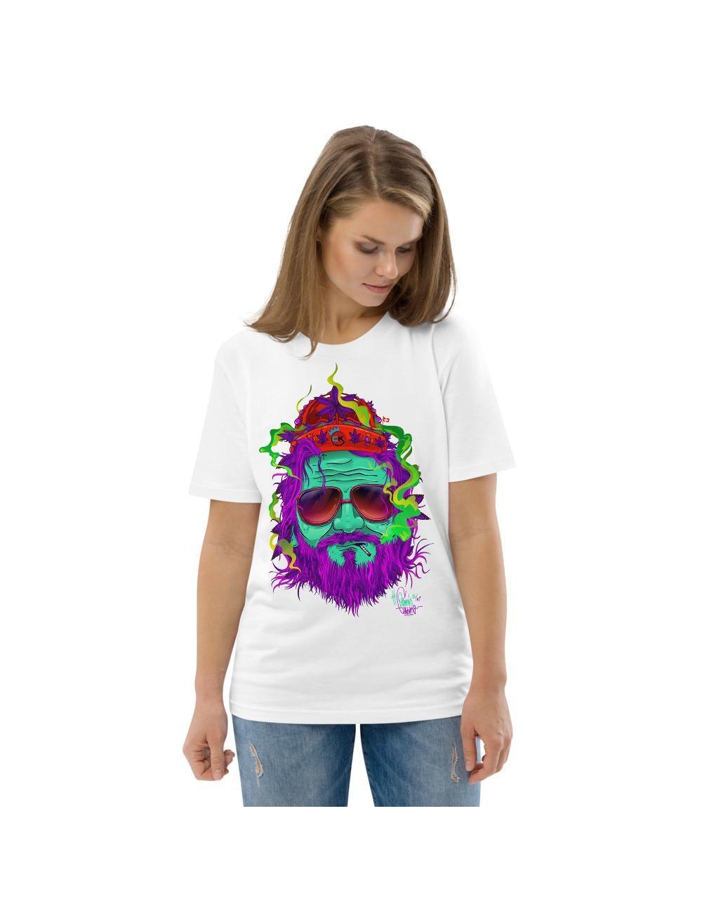 Unisex t-shirt - Cannabis King - Dude King under field - 4 colors