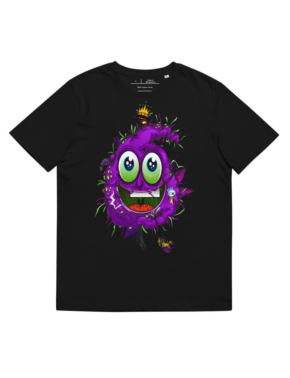 T-shirt unisexe - Cannabis King - King Bud Violet
