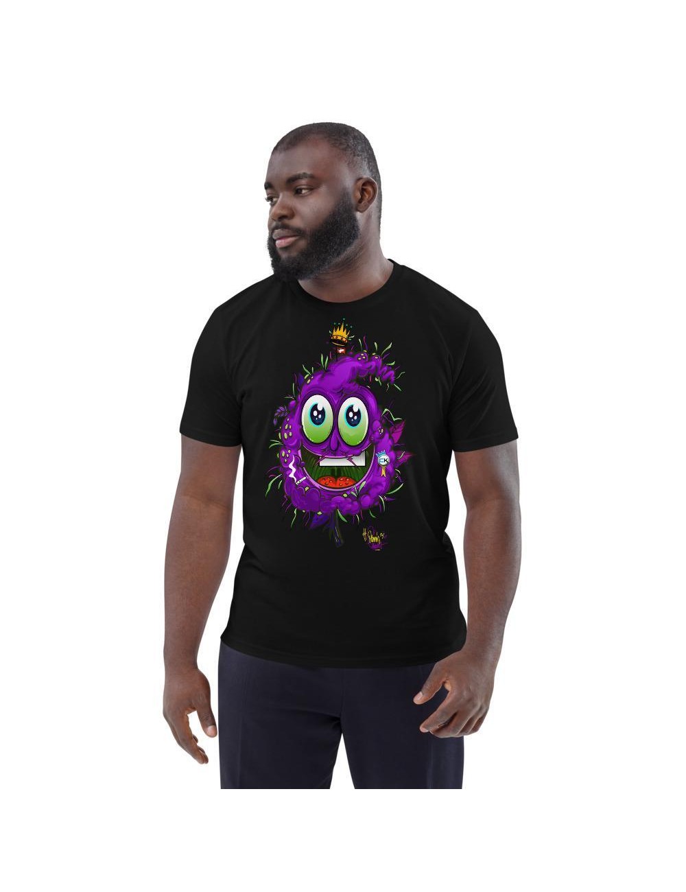 T-shirt unisexe - Cannabis King - King Bud Violet