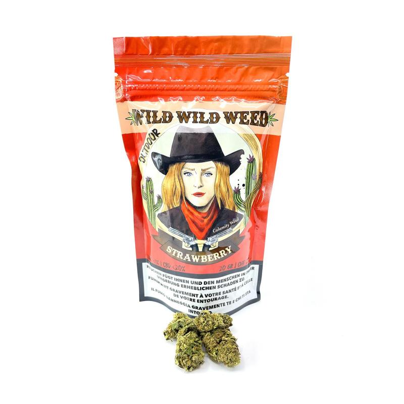 Strawberry - Wild Wild Weed - Schweizer CBD Blüten Outdoor
