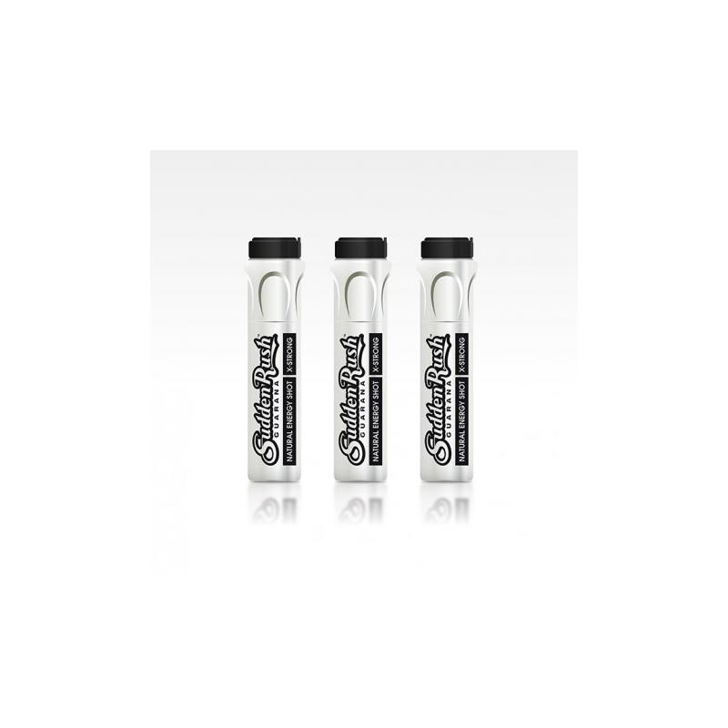 3x Natural Energy Shot X-strong - Sudden Rush Beverages