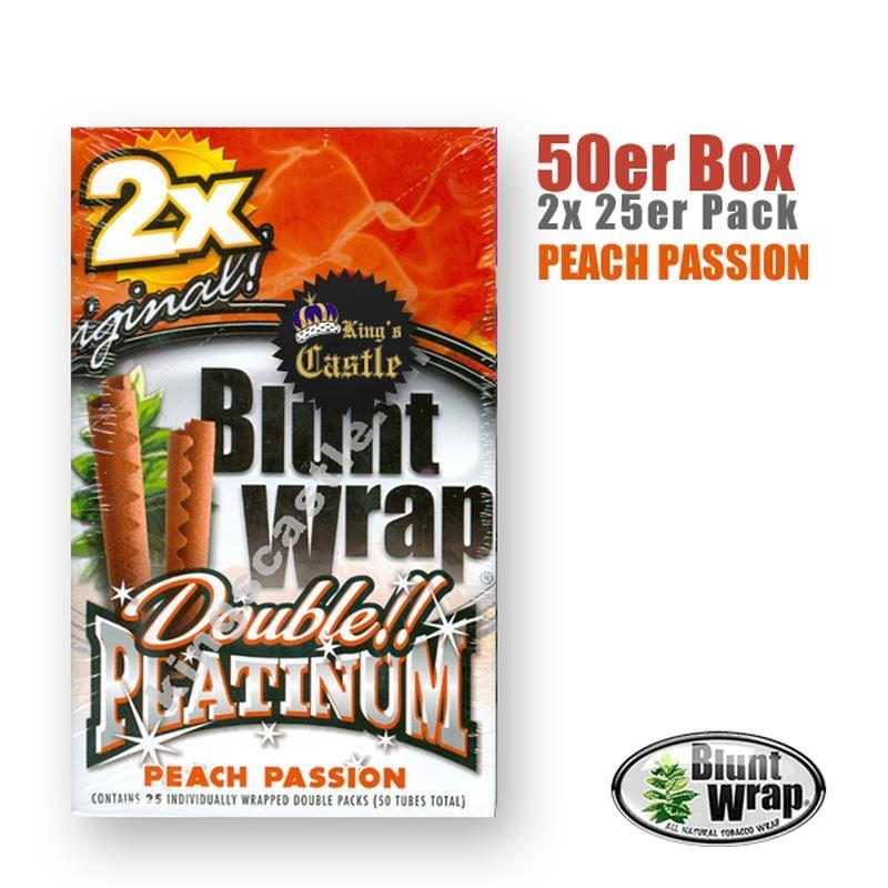 Blunt Wrap Platinum double - Peach Passion ( 25 x 2pcs) KC Import