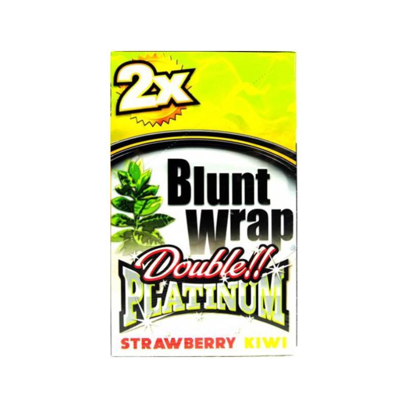 Blunt Wrap Platinum double - Strawberry Kiwi ( 25 x 2pcs) KC Import