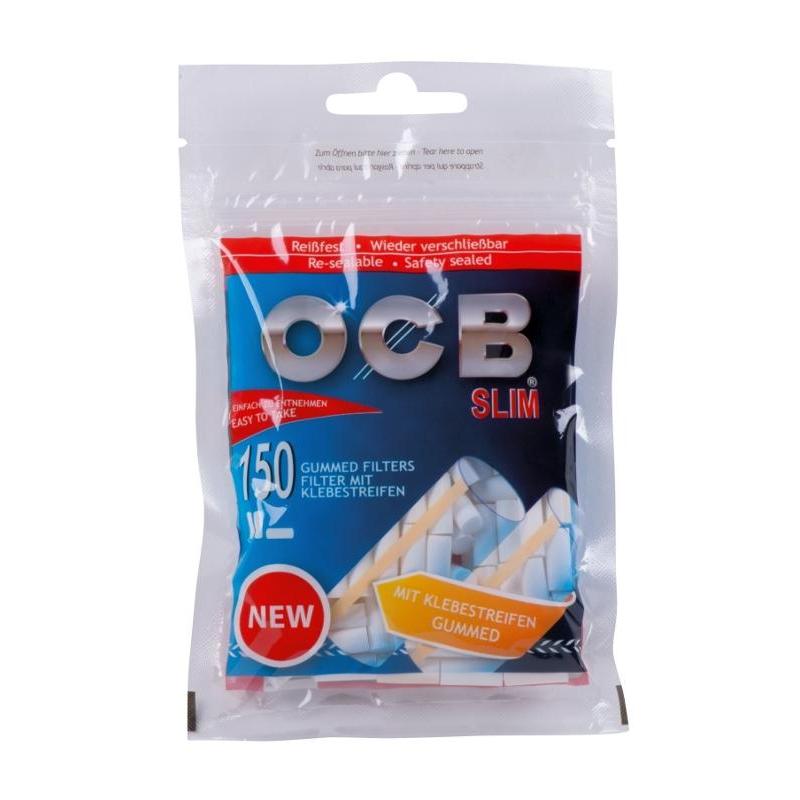 OCB Filter Slim gummiert (10 x 150 pcs.