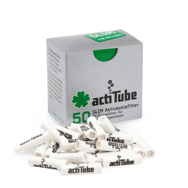 actiTube Filtre à charbon actif - Slim (50 pcs.