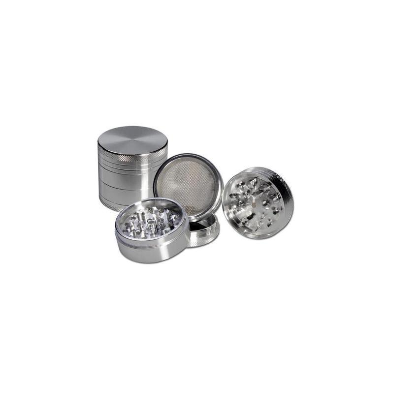 Alu Grinder 4-pièces 40mm BL konkav anodisiert KC Import