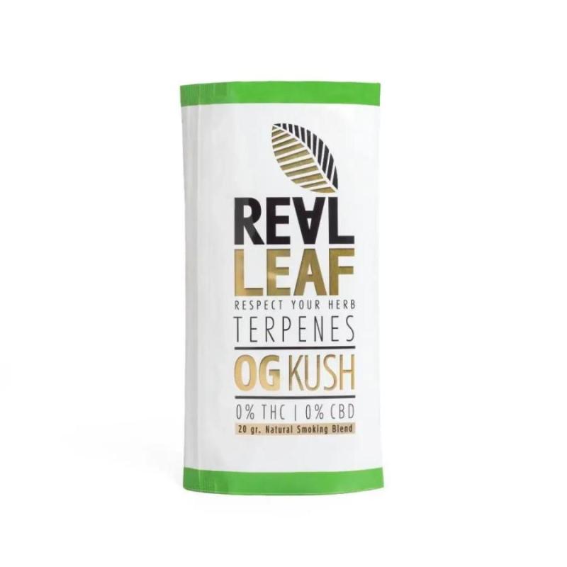 Real Leaf OG Kush Kräutermischung - sachets (5 x 20g) Substitut de tabac