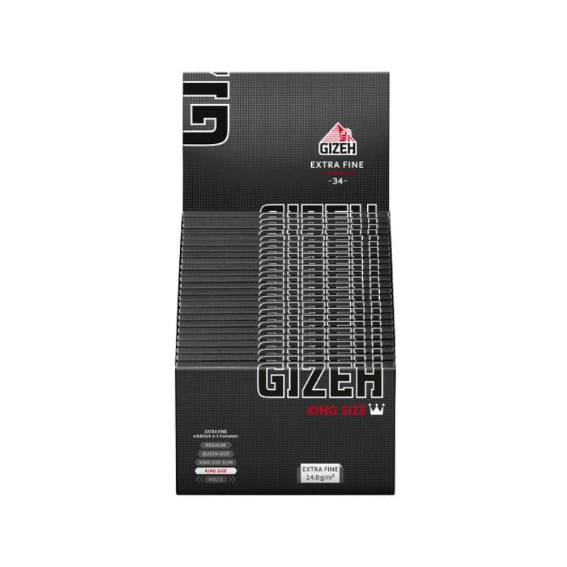 GIZEH Black King Size (50 pcs.