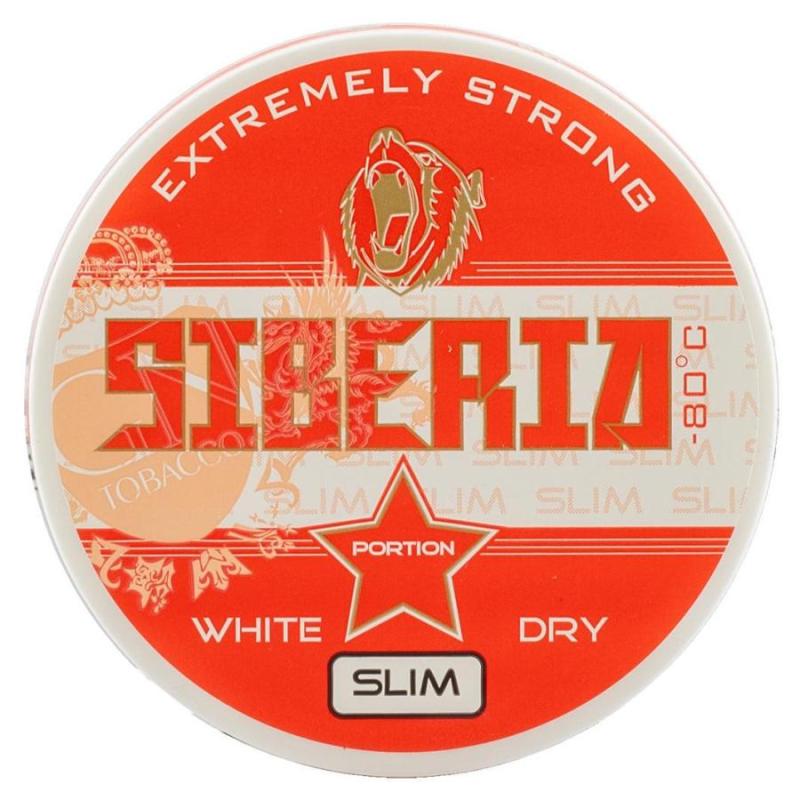 Siberia X-Strong White Dry Slim - 80 degree - Rot (10 x 13g) KC Import