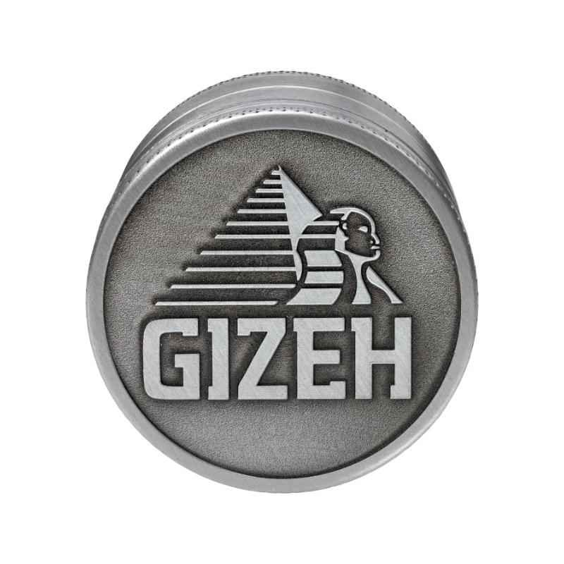 GIZEH Alu Grinder 4-pièces - Silber (50mm) KC Import