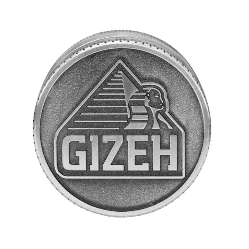 GIZEH Alu Grinder 3-pièces - Silber (40mm) KC Import