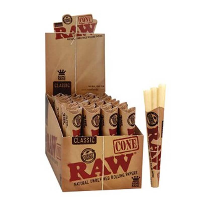 3 x King Size Cones - Raw Zigarettenpapier