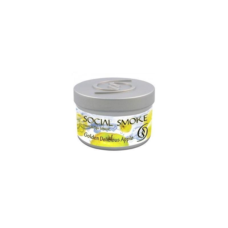 Social Smoke - Golden Delicious Apple (100g) KC Import