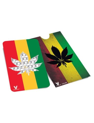 Grinder Card Rasta Hemp Leaf - V Syndicate