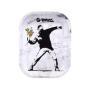 Banksy "Flower Thrower Alt" Tray 14cm x 18cm KC Import