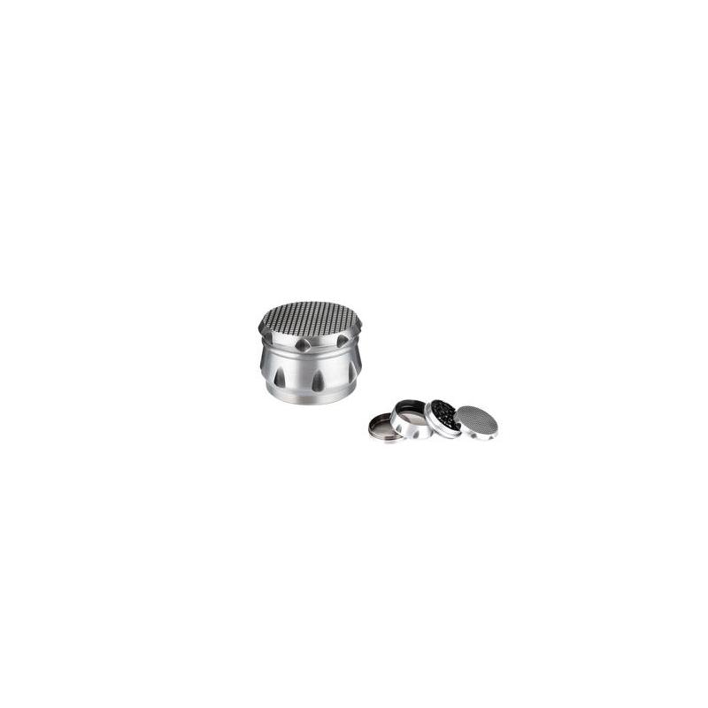 Alu Grinder 4-pièces 63mm Silber KC Import