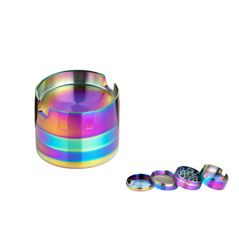 Alu Grinder 4-pièces 48mm Rainbow KC Import