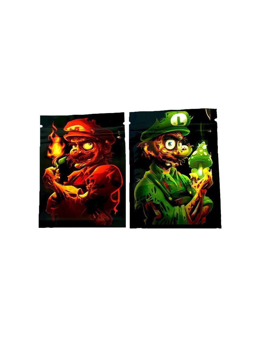 Mario/Luigi Bag 7cm x 9cm