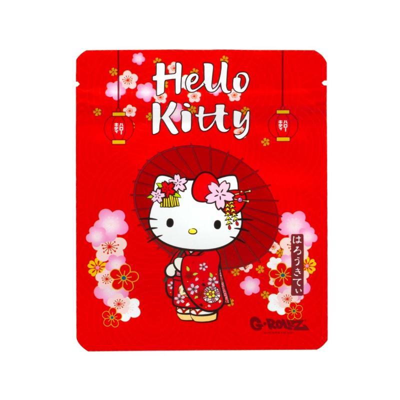 Hello Kitty Bag - Kimono Red (10cm x 12.