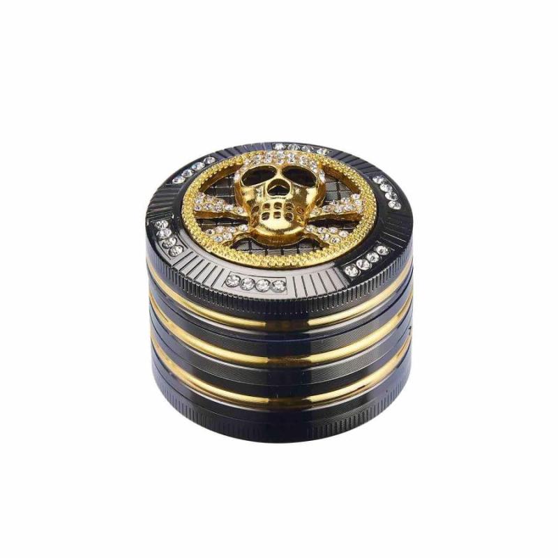 Grinder Bling Bling Skull 4-pièces 50mm KC Import