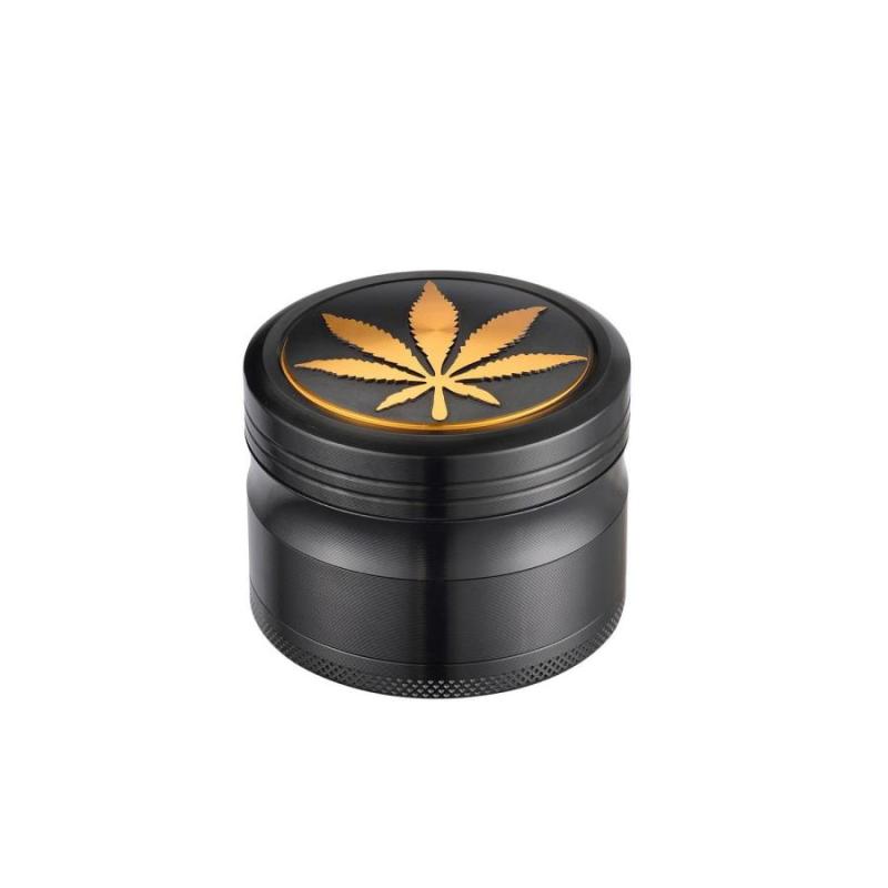 Grinder Golden Leaf Aluminium 4-pièces 63mm KC Import