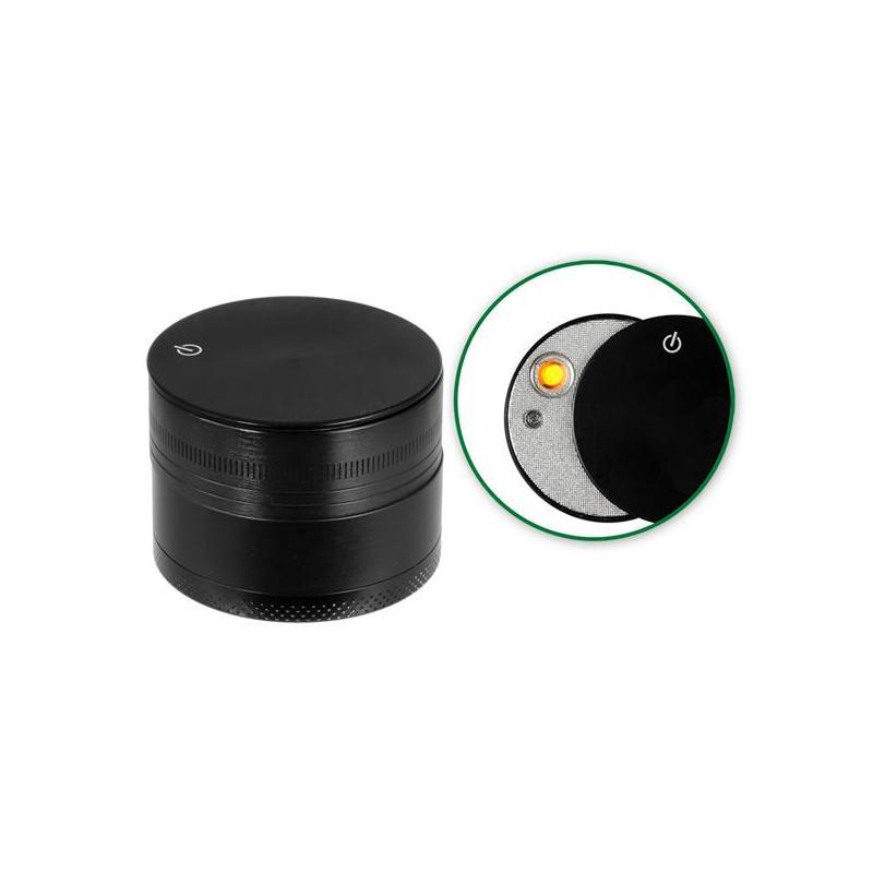 Grinder Alu USB Feuerzeug 3-pièces 50mm KC Import