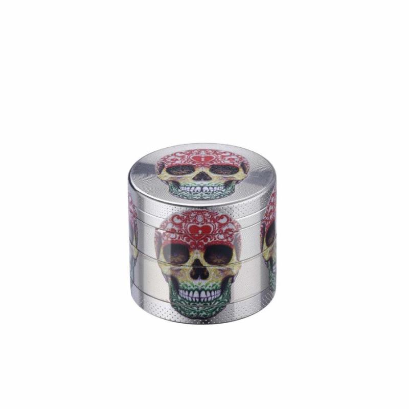 Grinder Mini Skull 4-pièces 40mm Rot KC Import