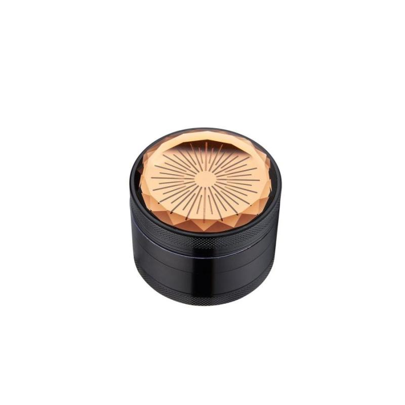 Grinder Precious Stone 4-pièces 63mm Gold KC Import