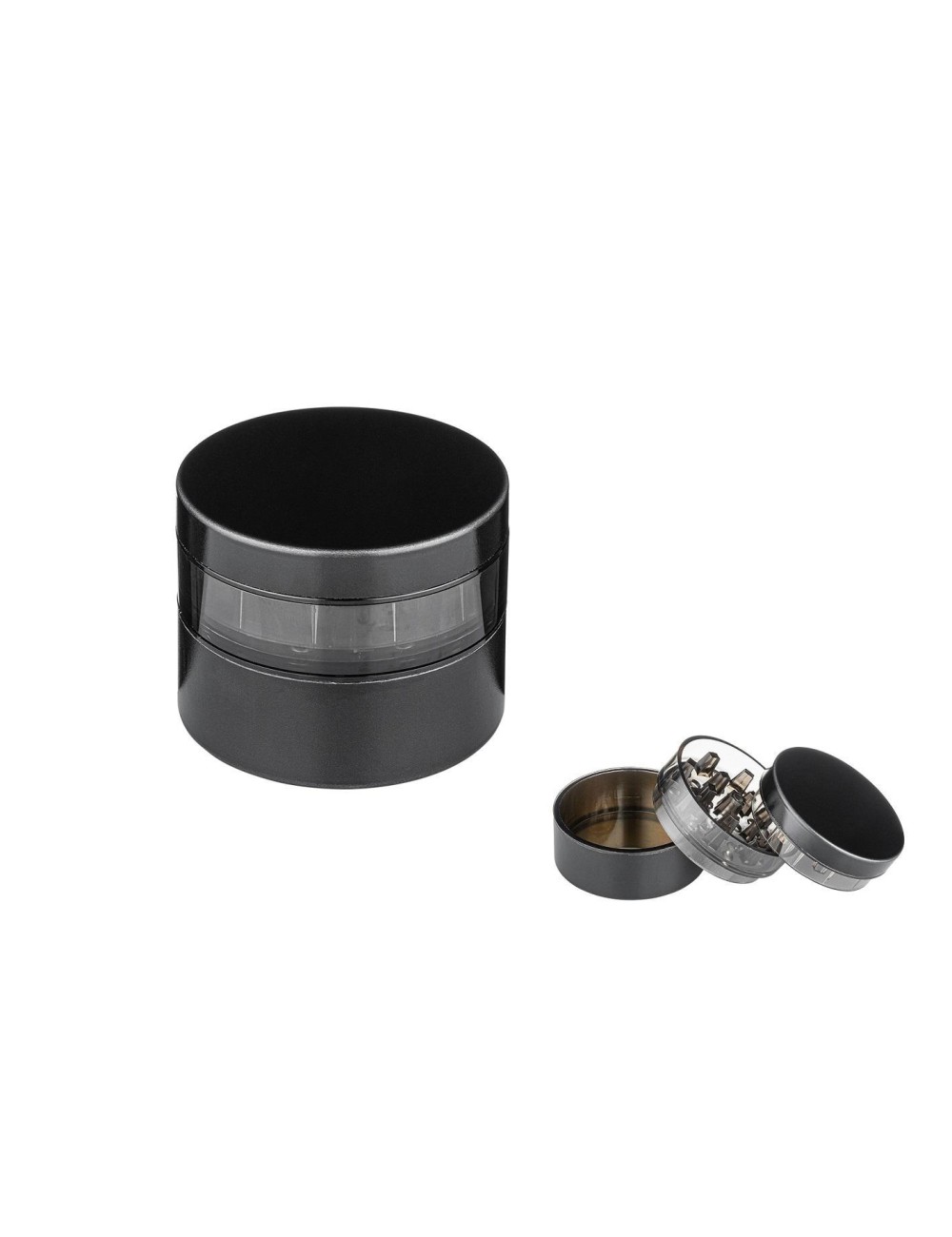 Grinder Schwarz Clear 3-piece 54mm