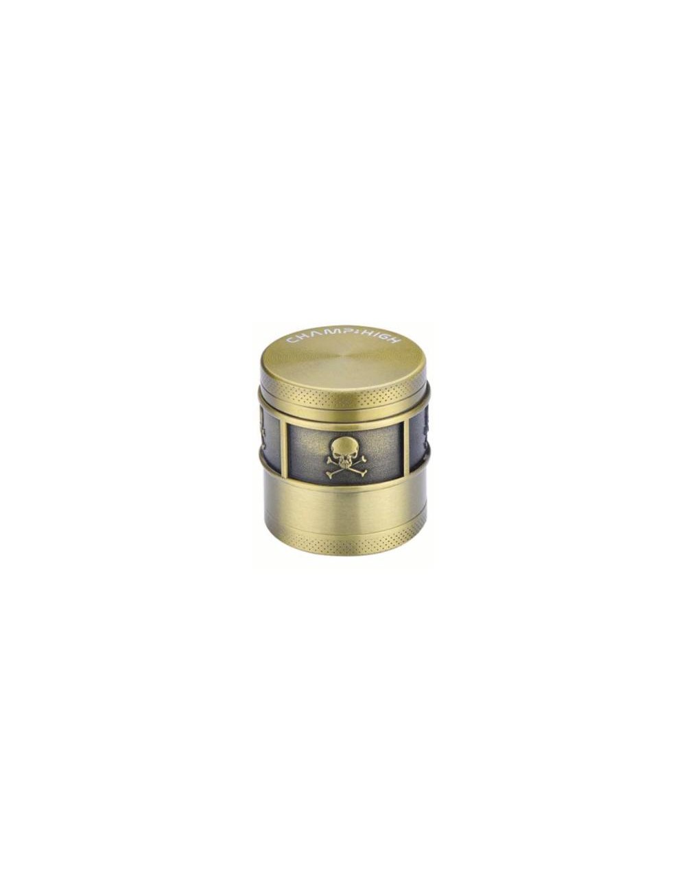 Alu Grinder Small Skull 4-piece 40mm Gold