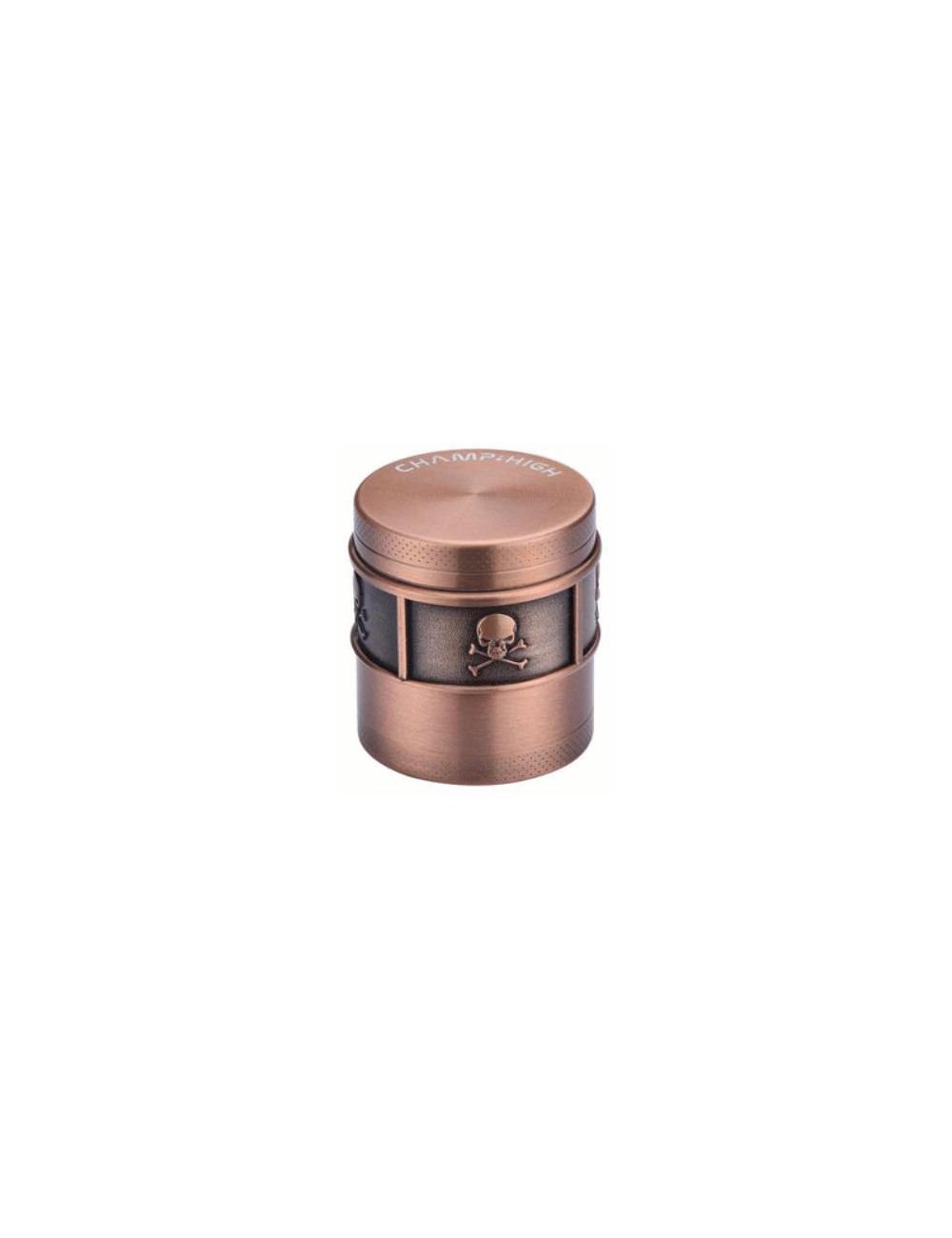 Alu Grinder Small Skull 4-piece 40mm Bronze