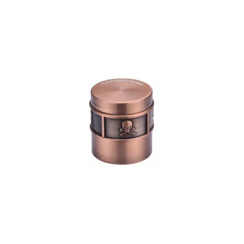 Alu Grinder Small Skull 4-pièces 40mm Bronze KC Import