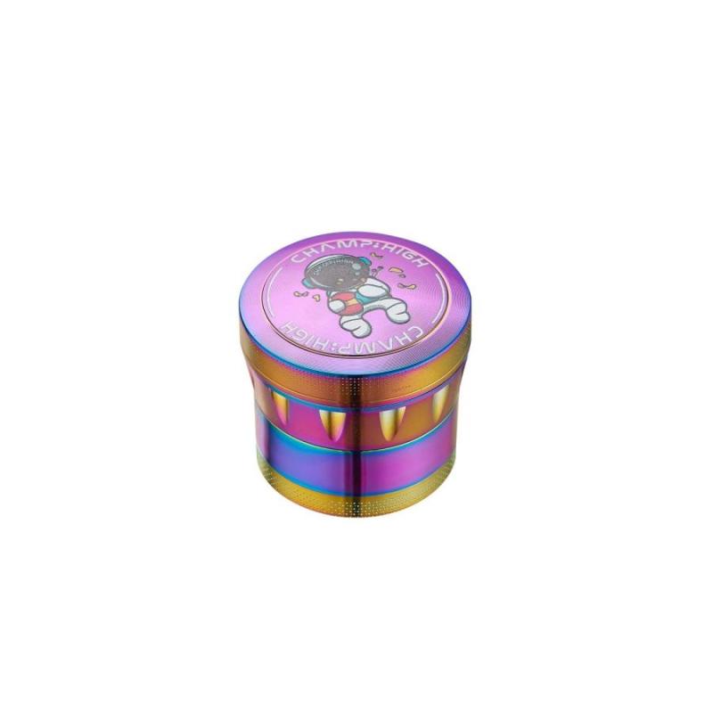 Alu Grinder Rainbow Highman 4-pièces 40mm Chips KC Import