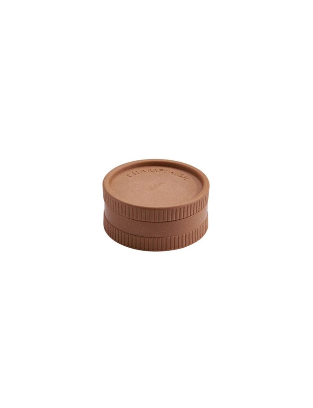 Hemp Plastic Grinder 2-pièces 55mm Brun