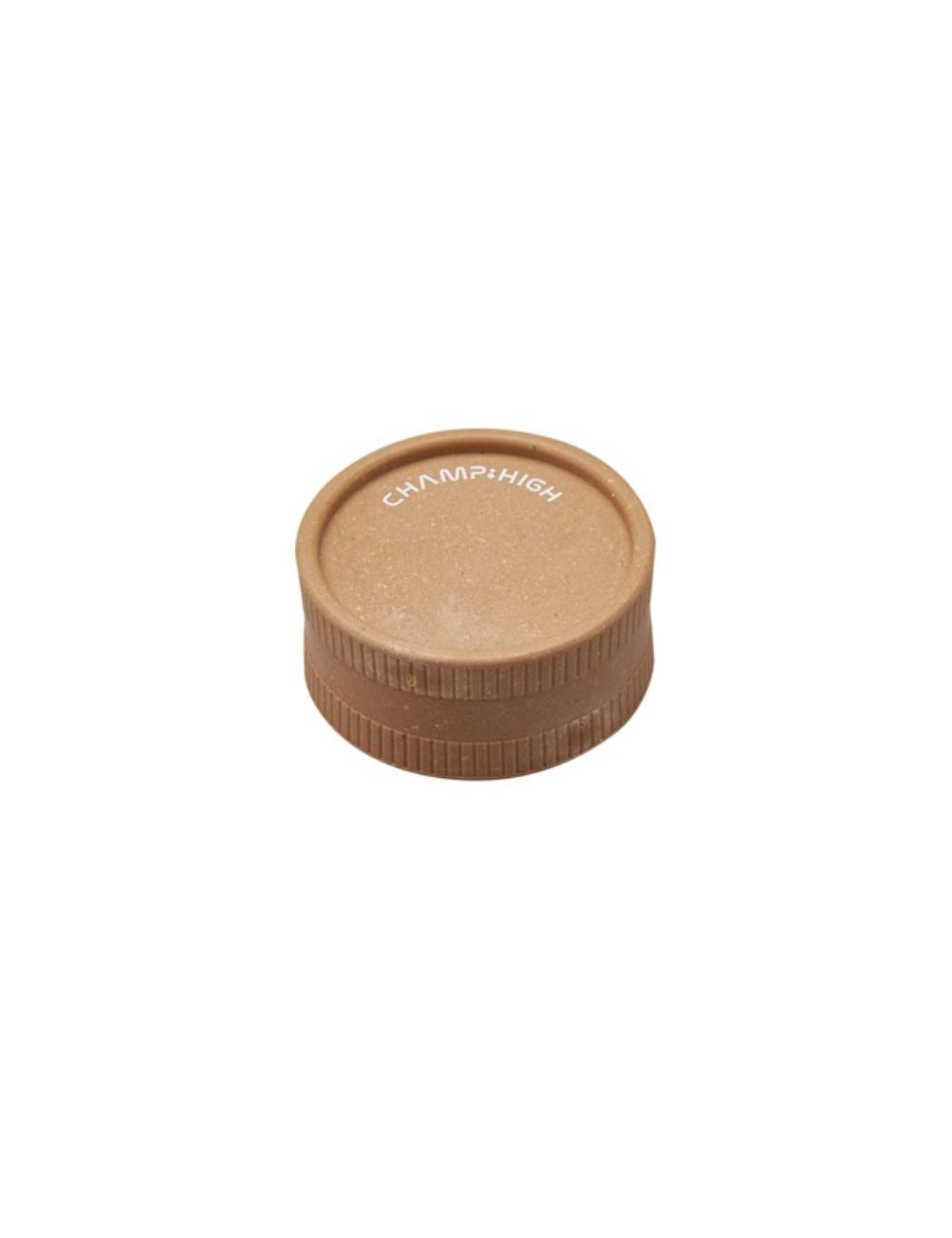 Hemp Plastic Grinder 2-piece 42mm Braun