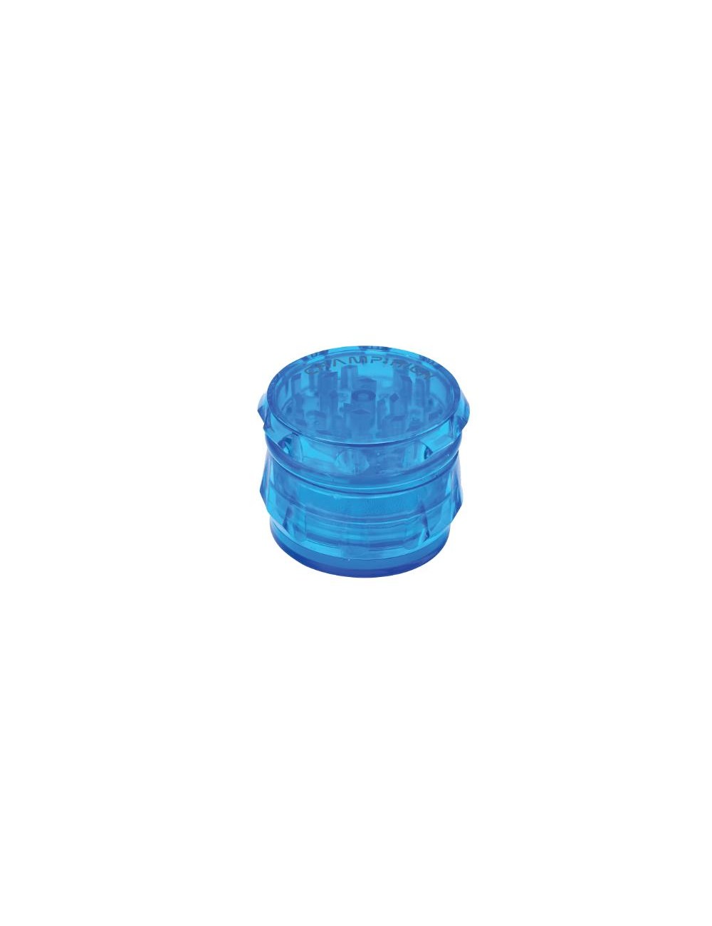 Acryl Grinder Drum Clear 4-pièces 63mm Bleu