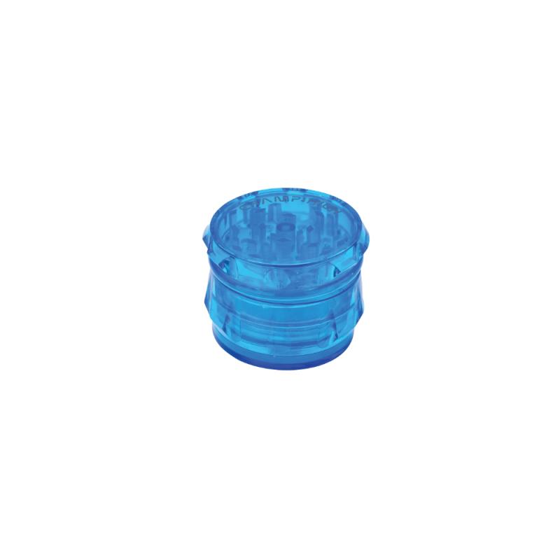 Acryl Grinder Drum Clear 4-pièces 63mm Blau KC Import