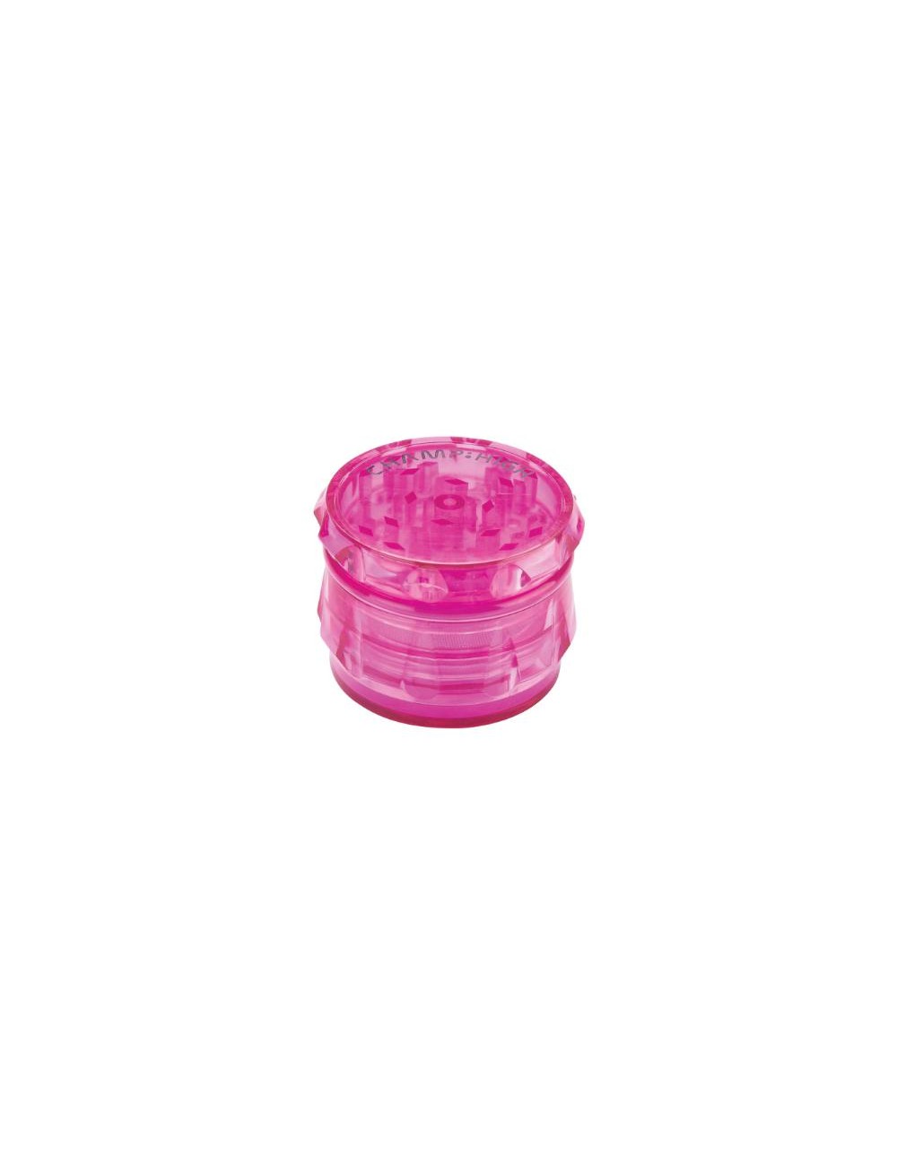Acryl Grinder Drum Clear 4-teilig 63mm Pink