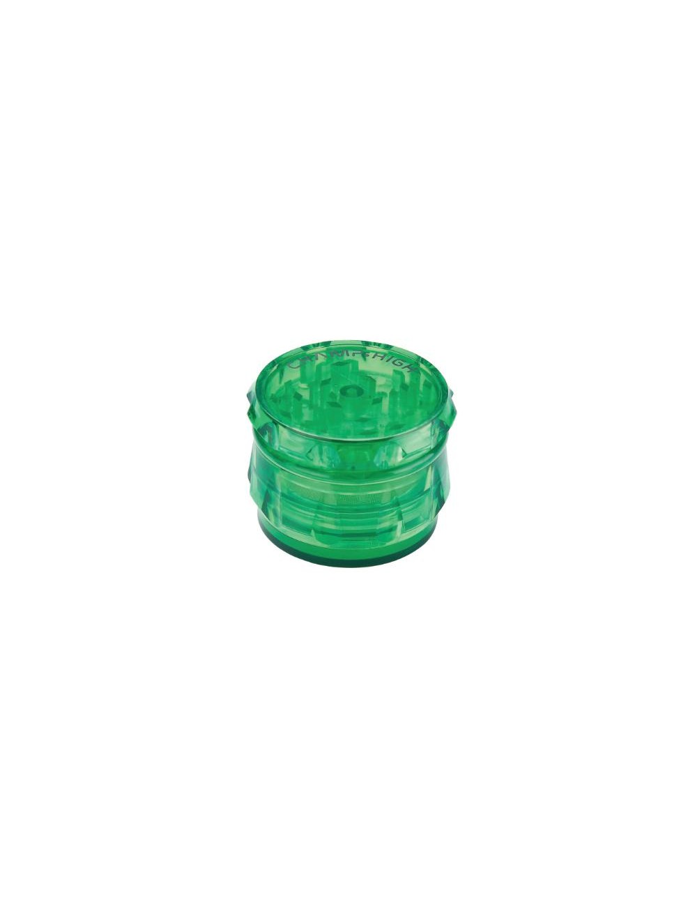 Acryl Grinder Drum Clear 4-pièces 63mm Vert
