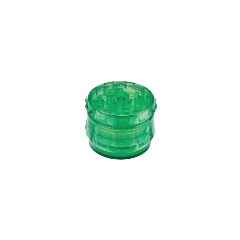 Acryl Grinder Drum Clear 4-pièces 63mm Grün KC Import