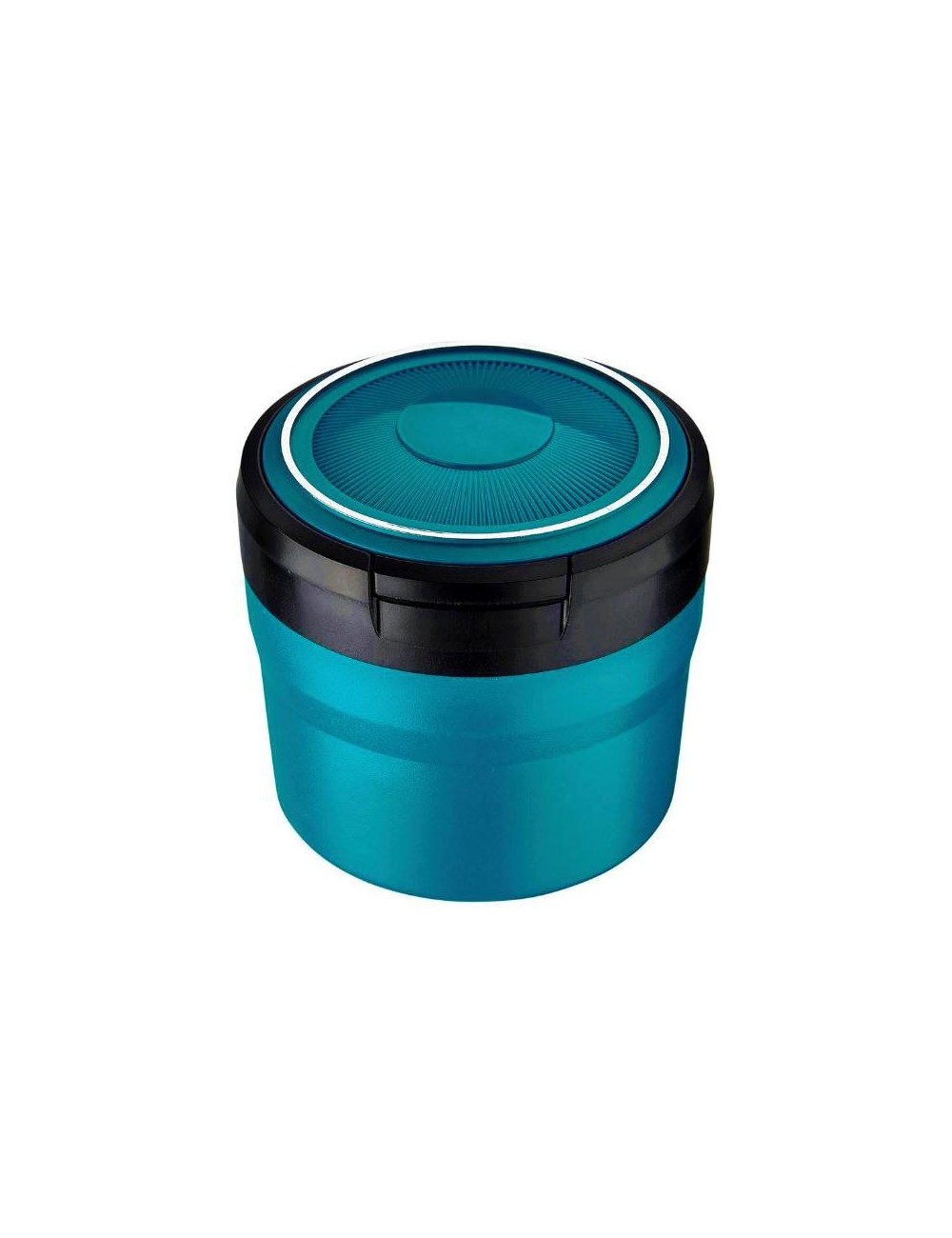 Auto Aschenbecher Mini mit LED Blau